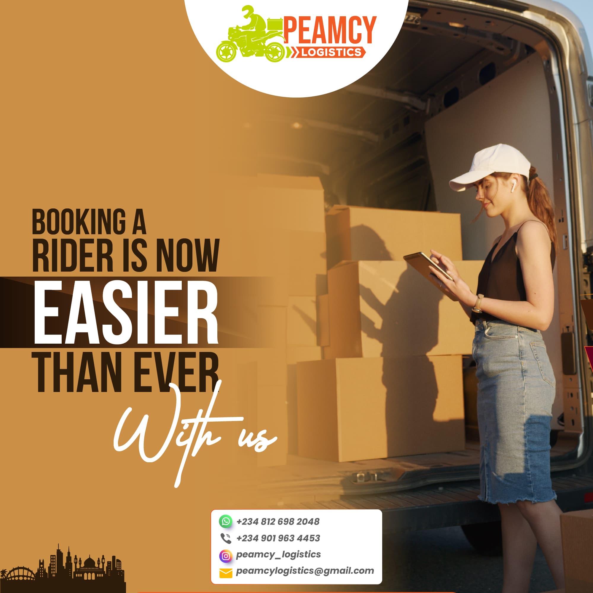 Peamcy Logistics: Rider Booking Campaign