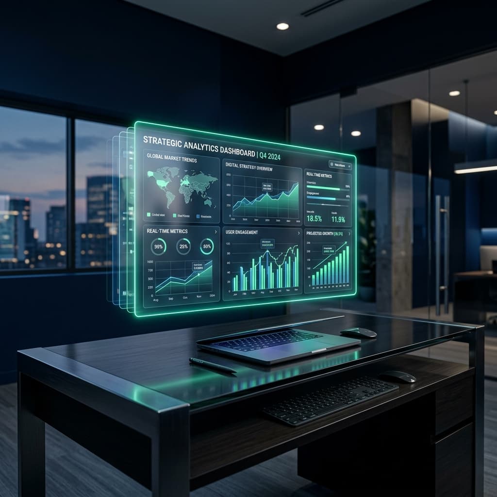 Analytics dashboard illustration
