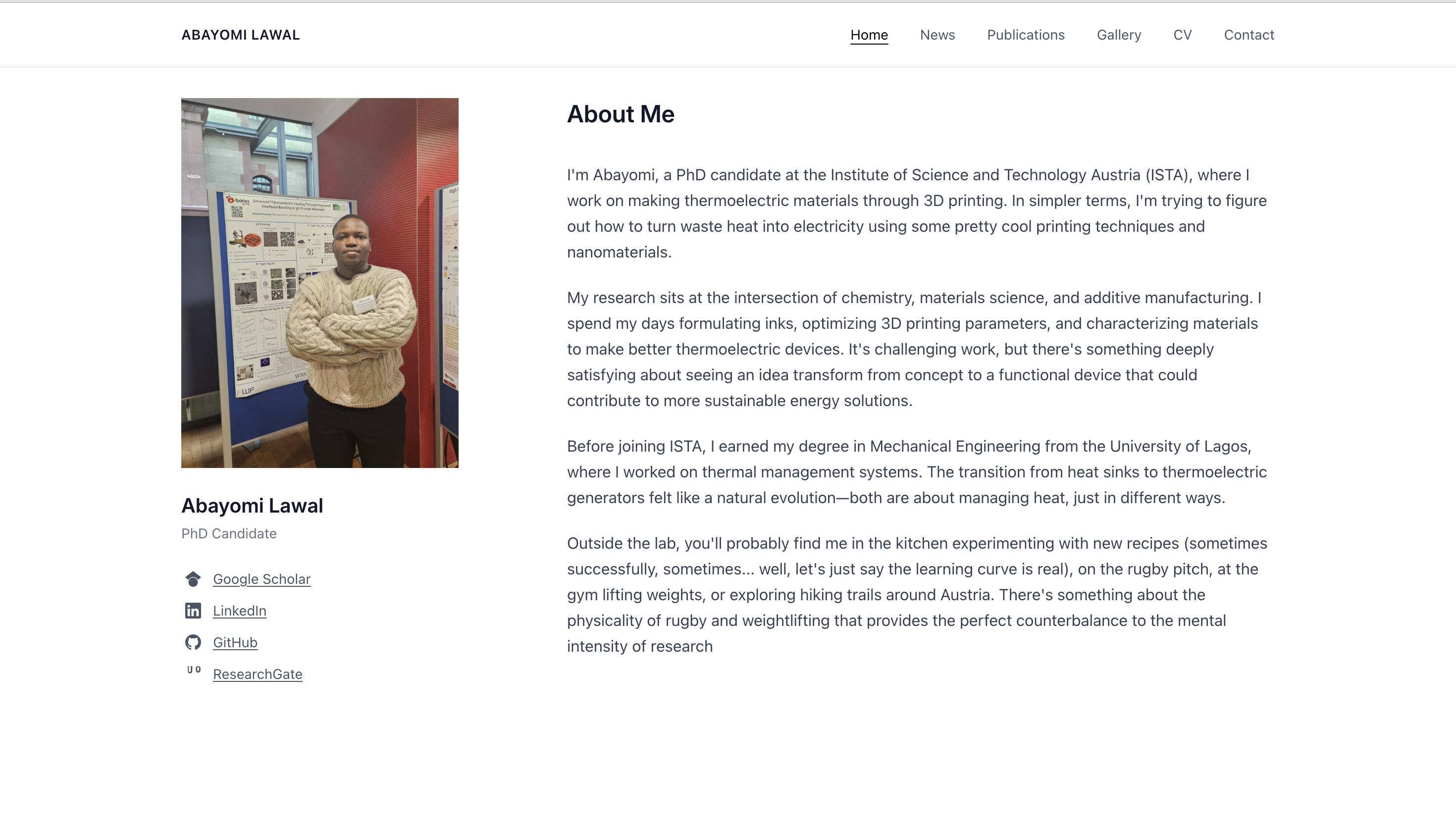 Abayomi Lawal website preview
