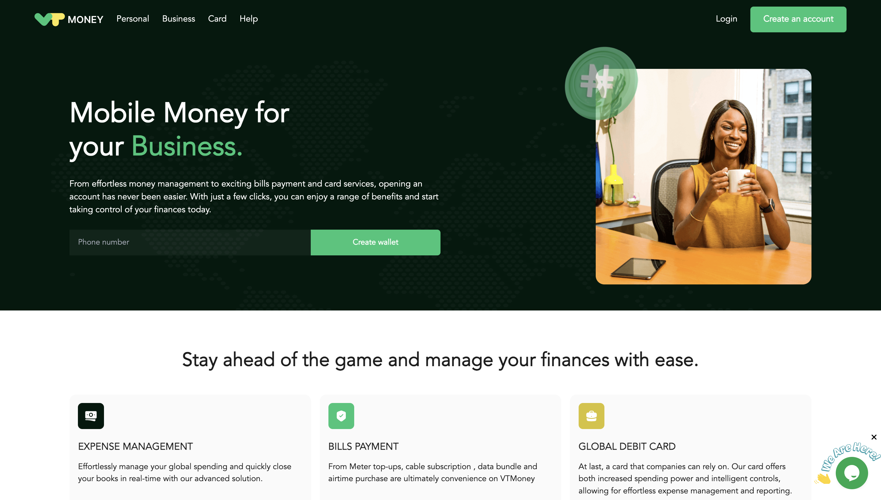 VTMoney website preview